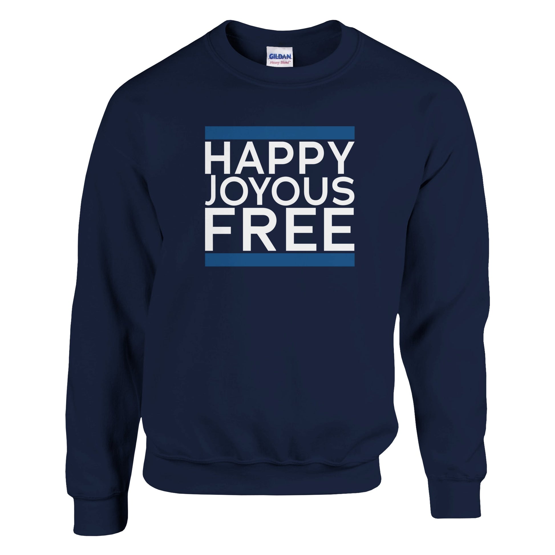 Joyous Free Premium Sober Apparel | Sweatshirt Navy