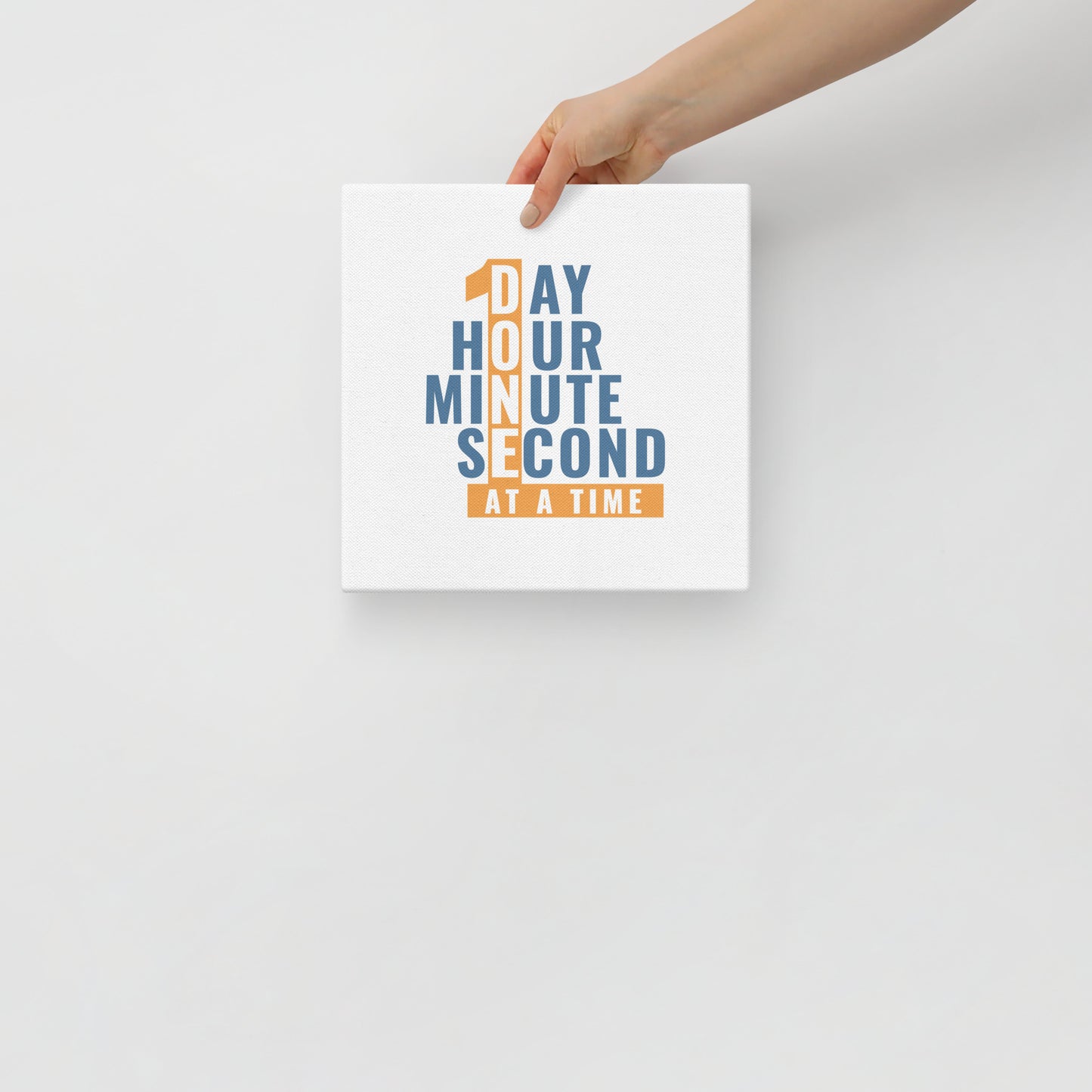 1 Day Hour Minute Second At A Time Sobriety Gifts Wall Art