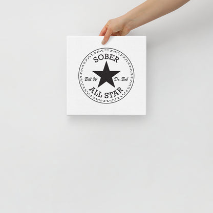 Sober All-Star Addiction Recovery Sobriety Gifts Wall Art