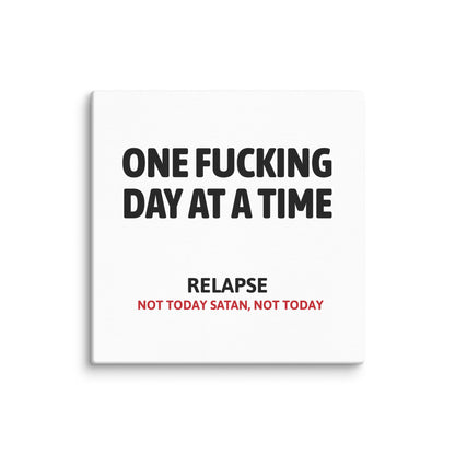 One Fucking Day At A Time Sober Lifestyle