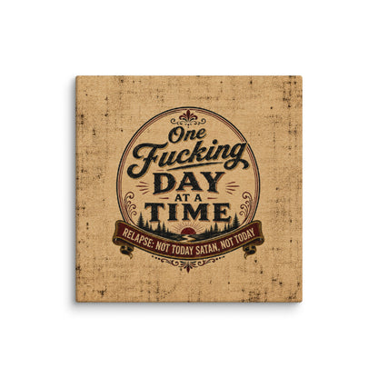 One Fucking Day At A Time Sober Lifestyle