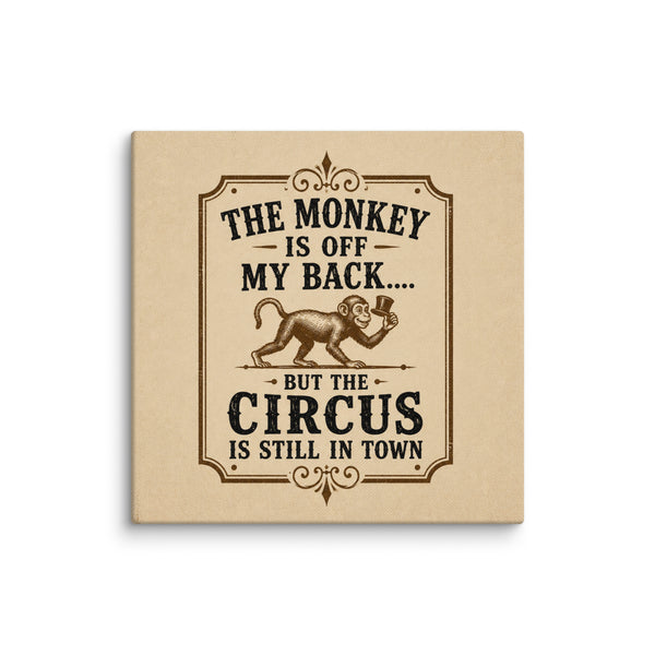 The Monkey Is Off My Back Vintage Sober Lifestyle