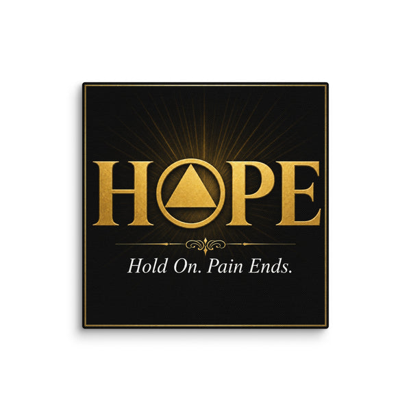 Hope AA Premium Gold & Silver Wall Art