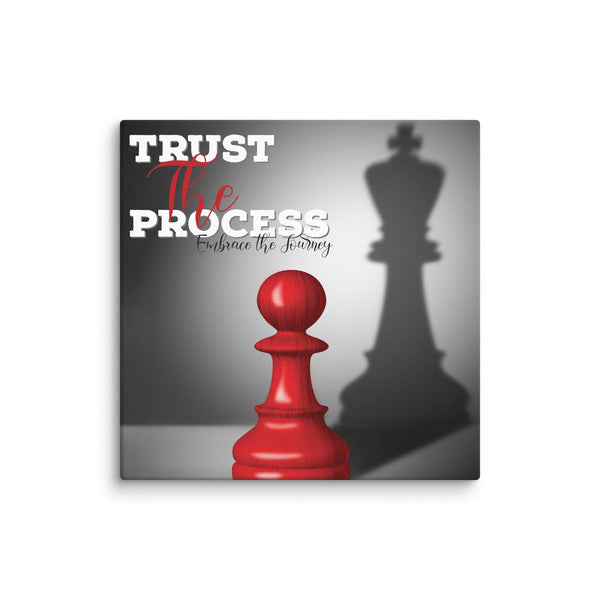Trust The Process Addiction Recovery Canvas Wall Art