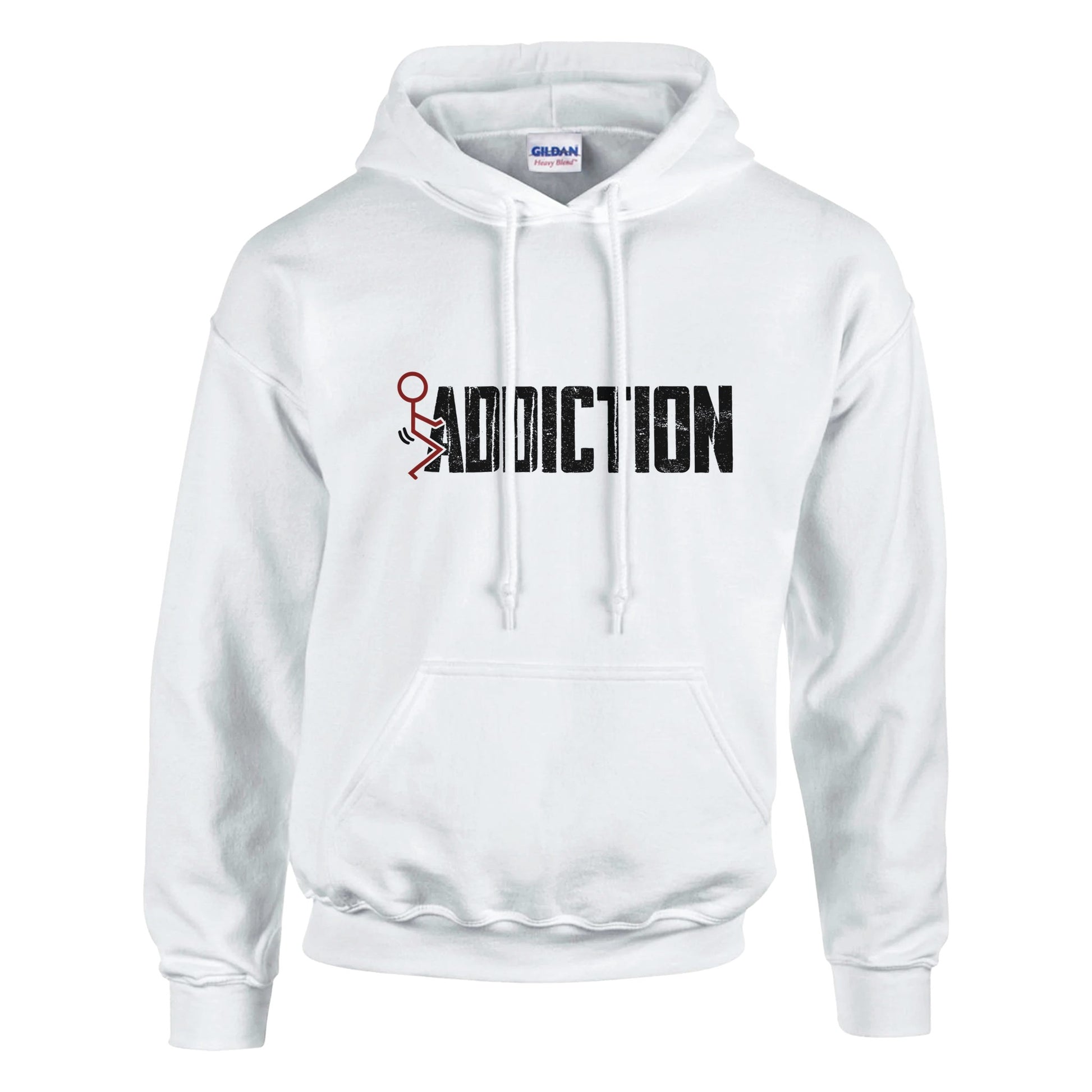 Fuck Addiction Premium Sober Apparel | Hoodie White
