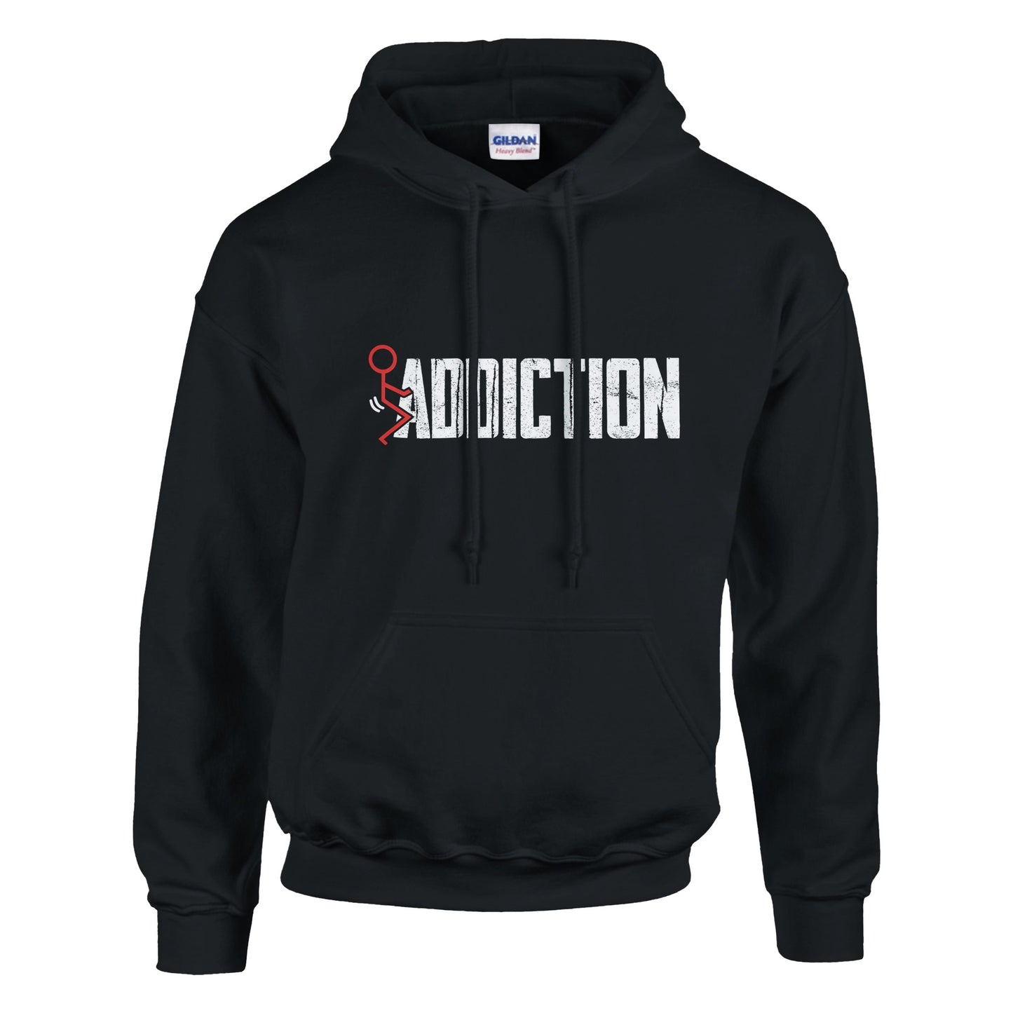 Fuck Addiction Premium Sober Apparel | Hoodie Black