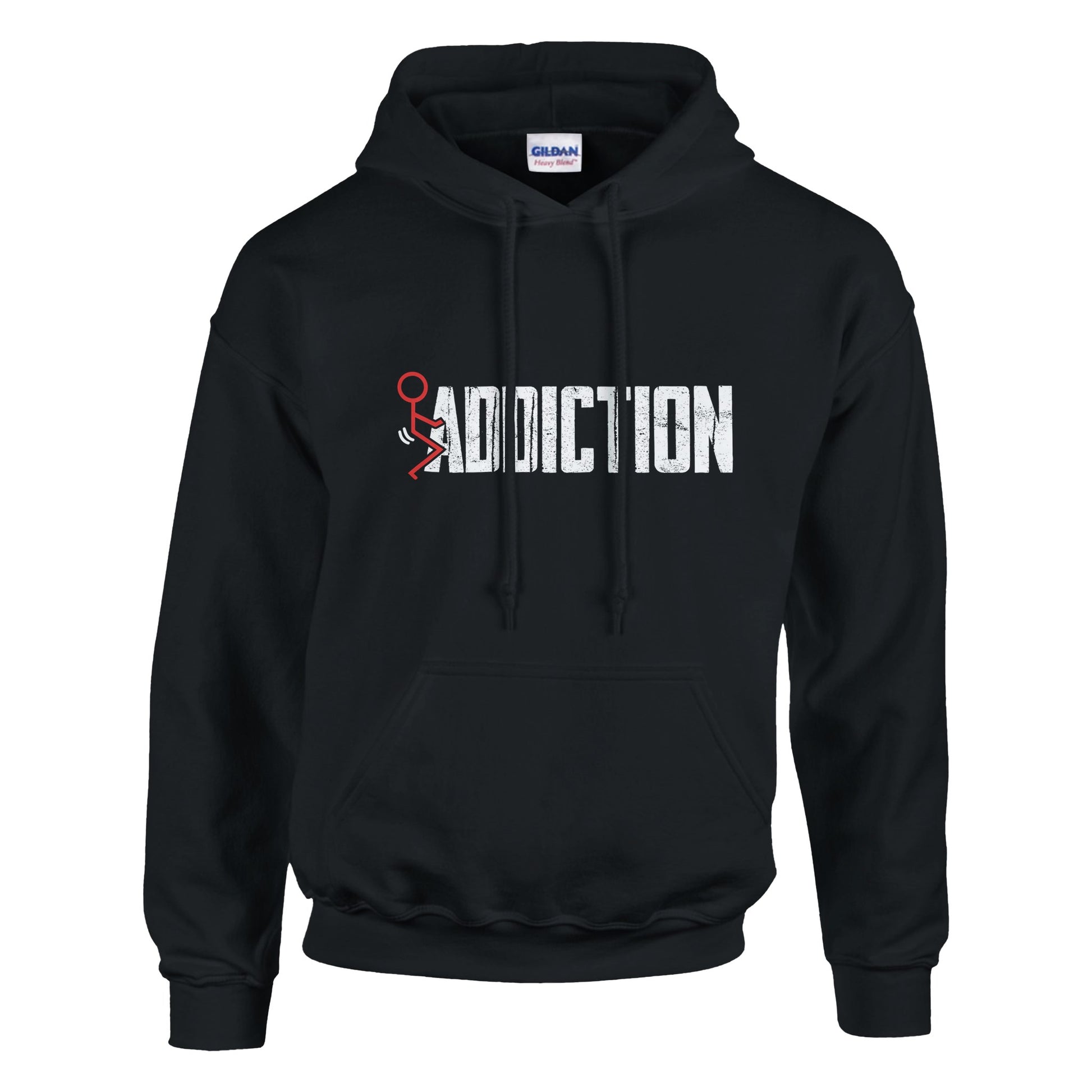 Fuck Addiction Premium Sober Apparel | Hoodie Black