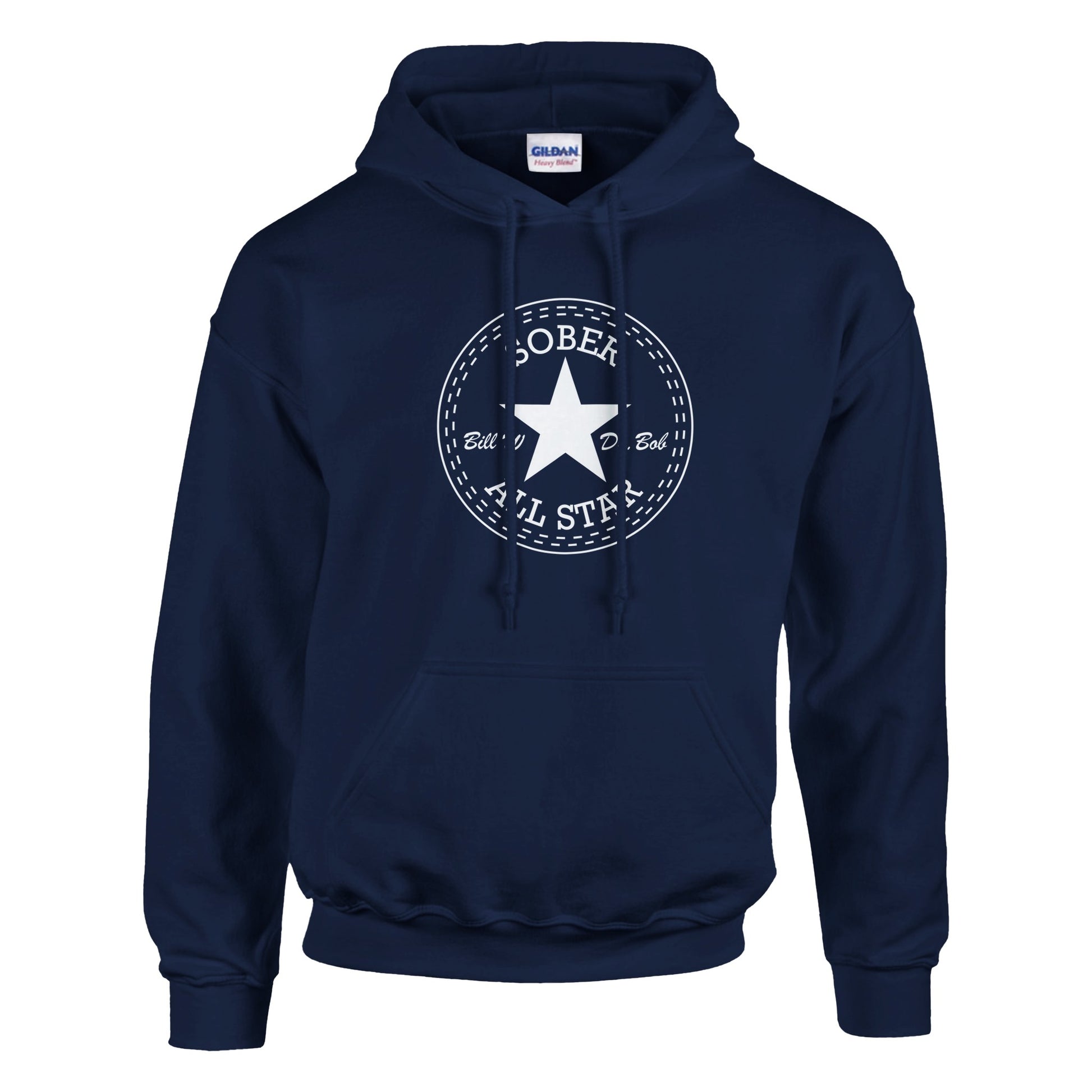 Sober All-Star Premium Sober Apparel | Hoodie Navy
