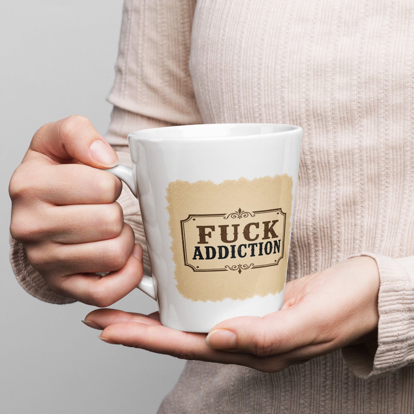 Fuck Addiction Vintage Sober Lifestyle