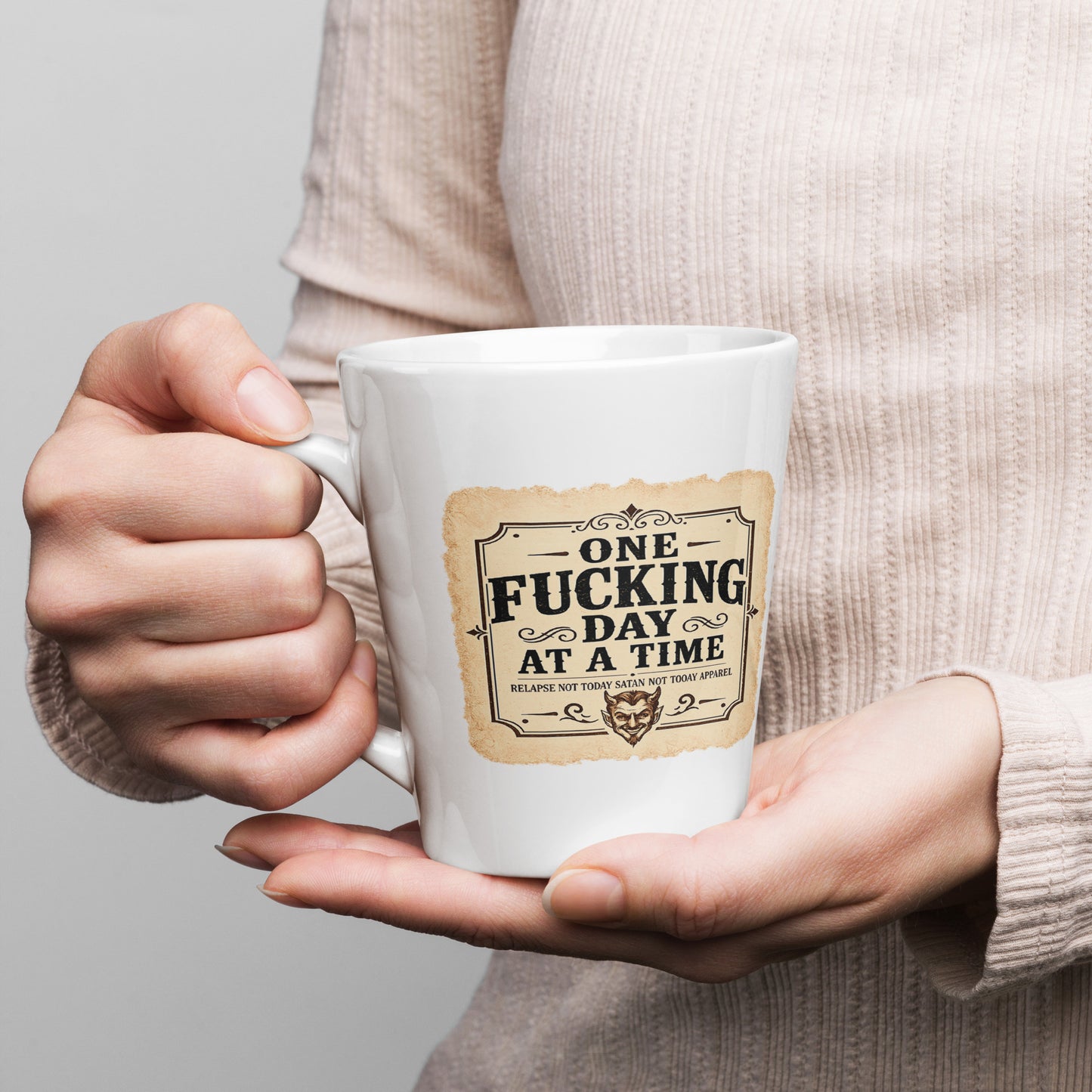 One Fucking Day At A Time Vintage Sober Lifestyle