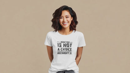 Addiction Is Not A Choice Premium Sober Apparel