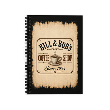 Bill & Bob's Coffee Shop Since 1935 Vintage Art Sober Lifestyle