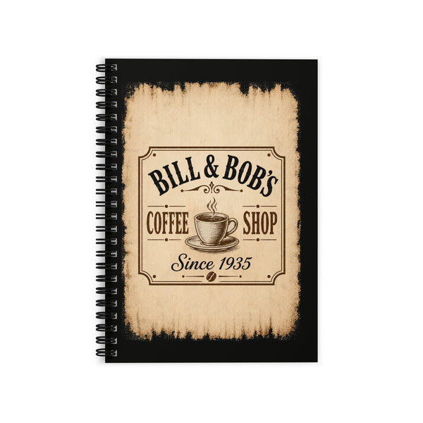 Bill & Bob's Coffee Shop Since 1935 Vintage Art Sober Lifestyle
