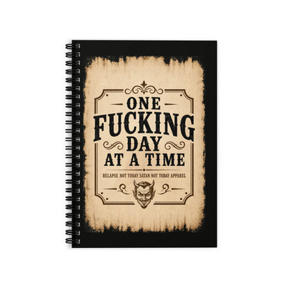 One Fucking Day At A Time Vintage Sober Lifestyle