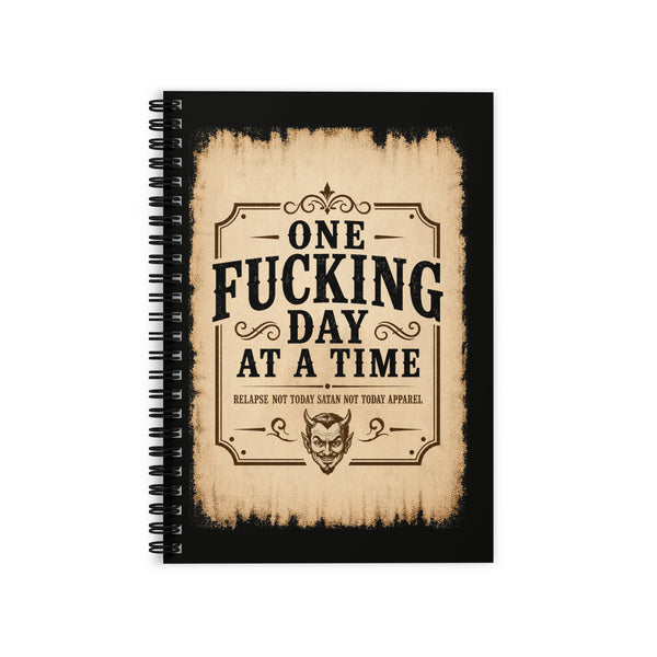 One Fucking Day At A Time Vintage Sober Lifestyle
