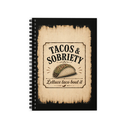 Tacos & Sobriety Lettuce Taco 'Bout It Vintage Sober Lifestyle