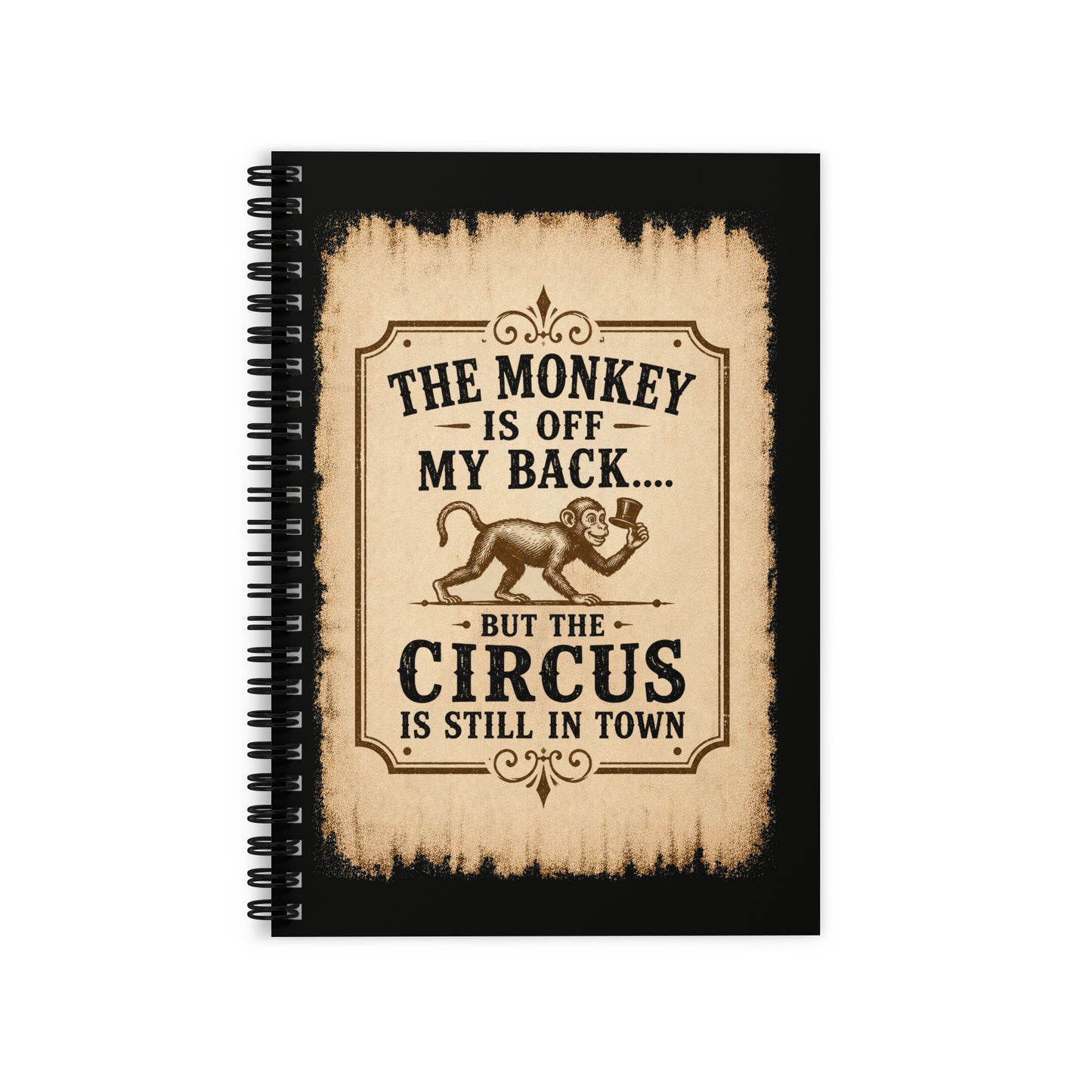 The Monkey Is Off My Back Vintage Sober Lifestyle