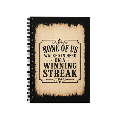 None Of Us Walked In Here On A Winning Streak Vintage Sober Lifestyle