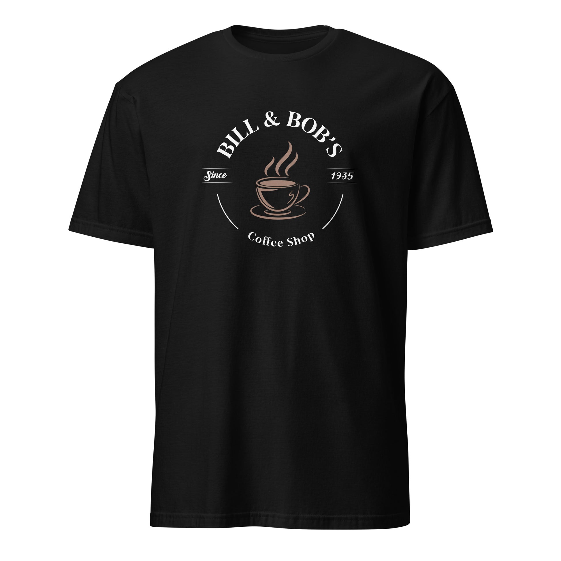 Bill & Bob's Coffee Shop Since 1935 Premium Sober Apparel | T-shirt Black