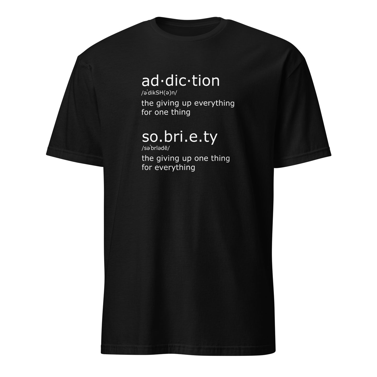Ad.dic.tion & So.bri.e.ty Apparel