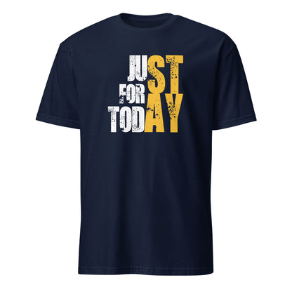 Just For Today STAY Premium Sober Apparel | T-shirt Navy