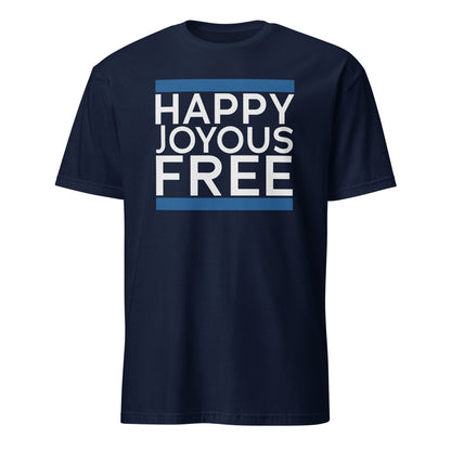 Joyous Free Premium Sober Apparel | T-shirt Navy