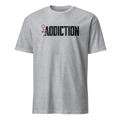 Fuck Addiction Premium Sober Apparel | T-shirt Sports Grey
