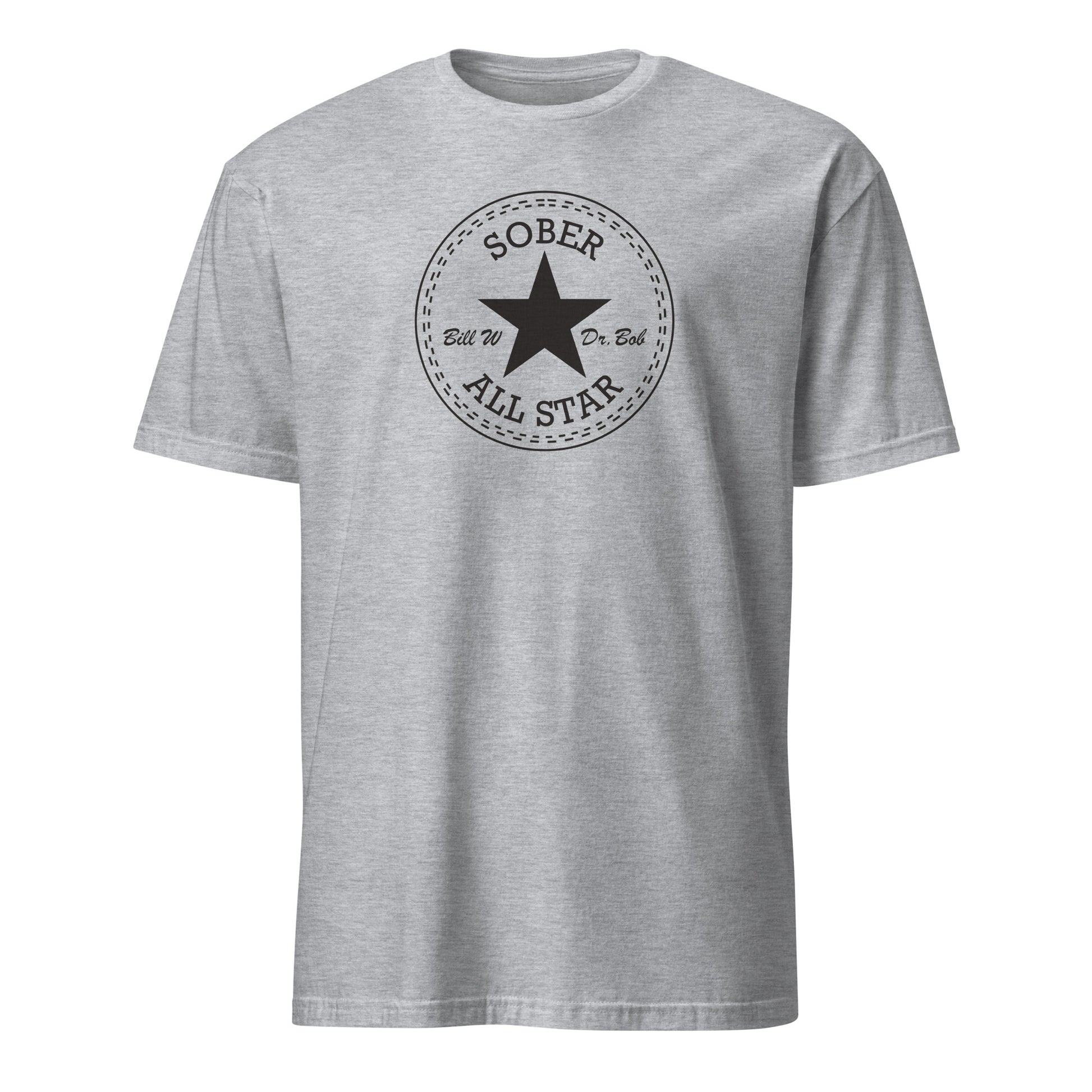 Sober All-Star Premium Sober Apparel | T-shirt Sports Grey