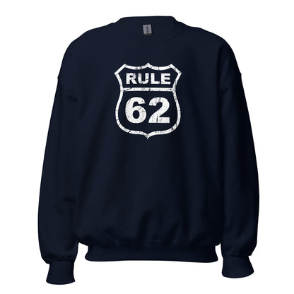 Rule 62 Premium Sober Apparel Navy Sweatshirt