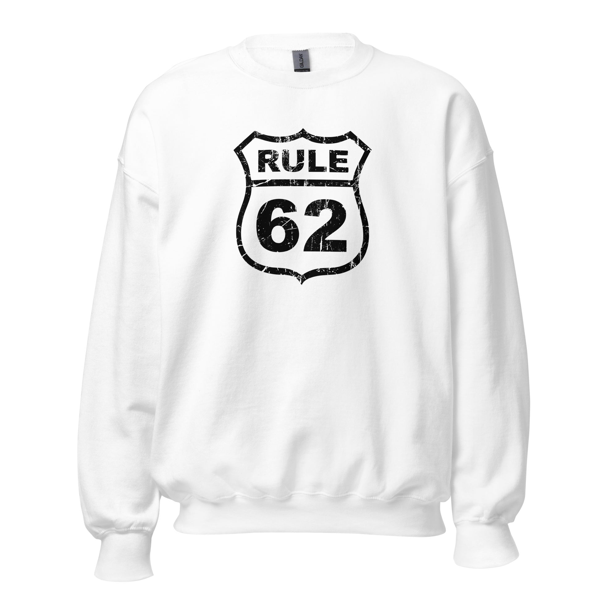 Rule 62 Premium Sober Apparel White Sweatshirt