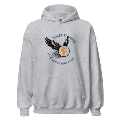 There It Goes - My Last Flying Fuck Premium Sober Apparel Sports Grey Hoodie