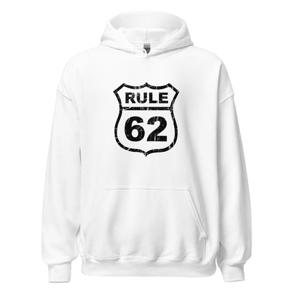 Rule 62 Premium Sober Apparel White Hoodie