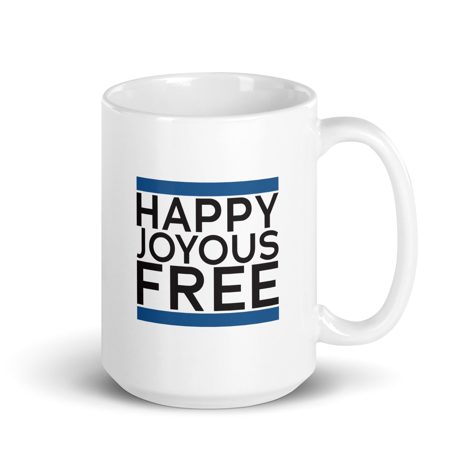 Happy Joyous Free Addiction Recovery Sobriety Gifts Mug